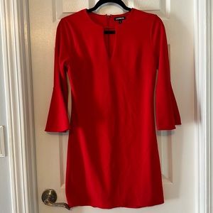 Red Express quarter length Dress (WORN ONCE)